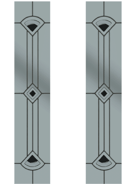 composite doors 68 quad black