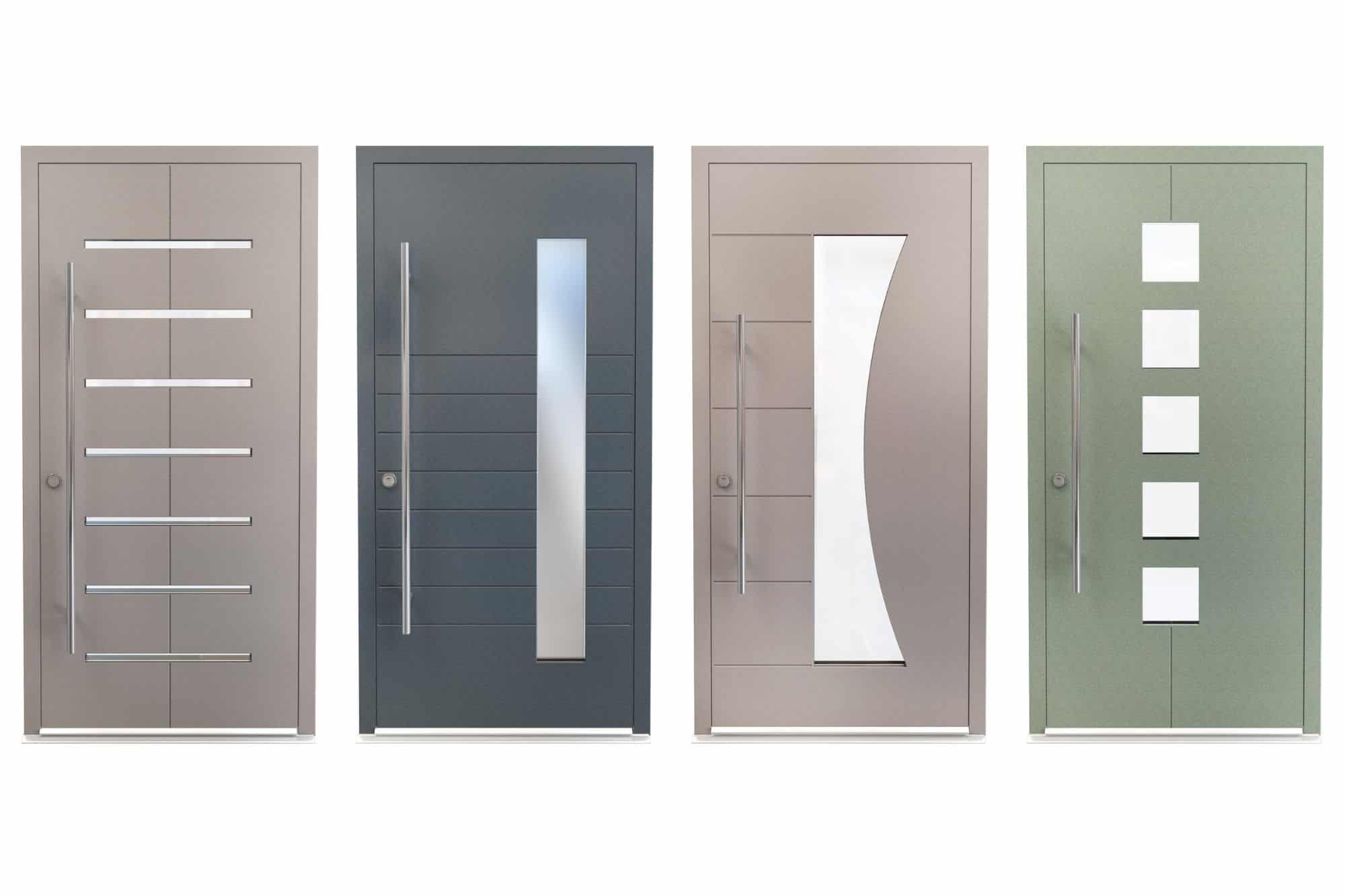 aluminium door glass options