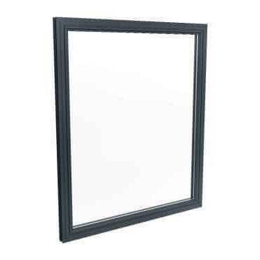 fixed steel look window